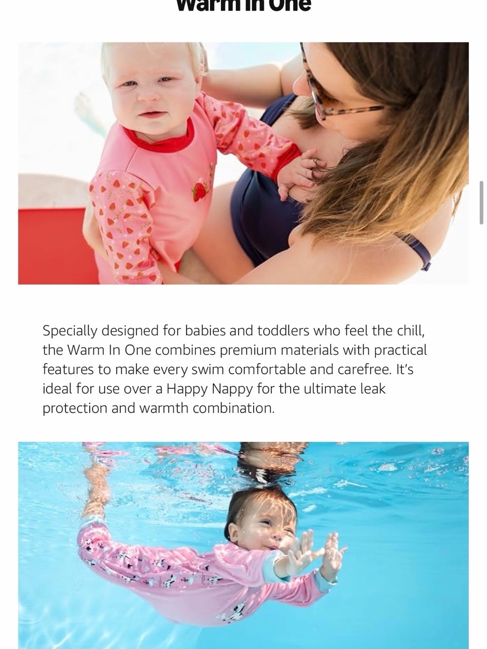 Thermal Swimsuit One Piece Warm by Splash About Kids Green Butterfly & Dragonfly - Picture 12 of 12